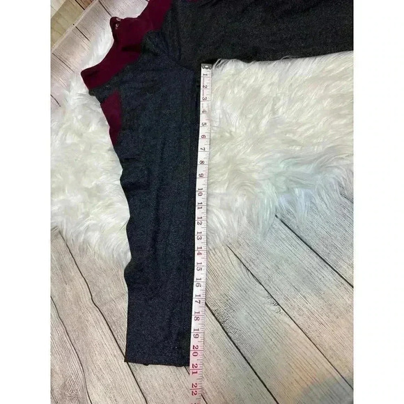 Minnesota Cropped Colloseum Leggings Gray/Maroon New Size L - Picture 9 of 10